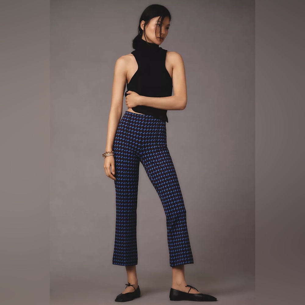 Anthropologie The Margot Kick-Flare Crop Pants‎ by Maeve